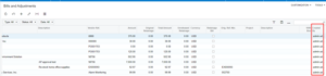 Acumatica Table Layout and Accessibility